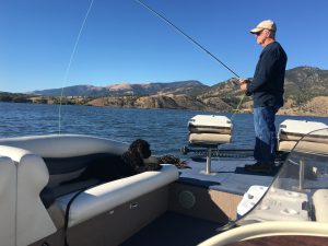 Photo of Kelby May Laying On The Boat